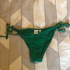L*Space Bitsy cut string bikini bottoms green